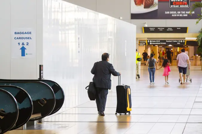 TravelSafe Man in Airport